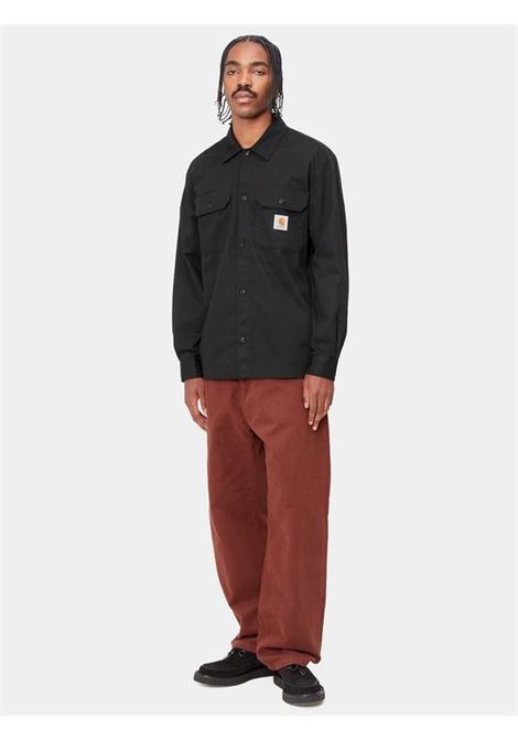 l/s craft shirt man black CARHARTT WIP | I03381489.XX